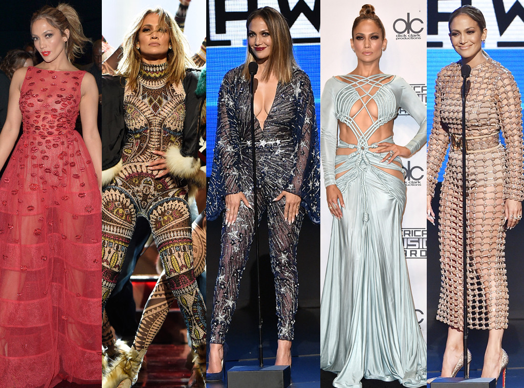 Jennifer Lopez, Fashion, 2015 American Music Awards 